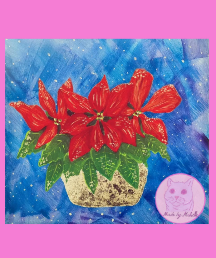 Roter Weihnachtsstern