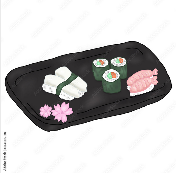 Sushi Illustration
