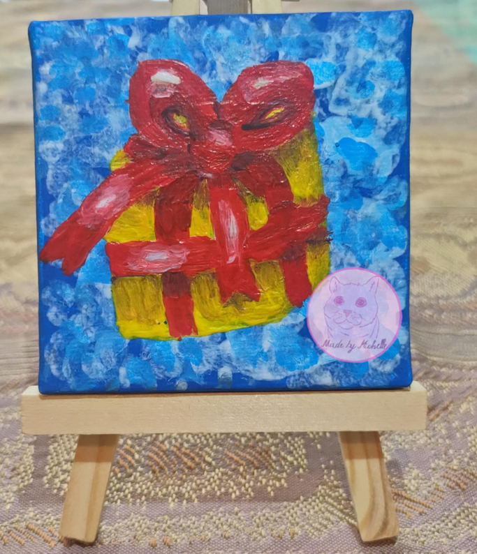 Rotes Weihnachtsgeschenk