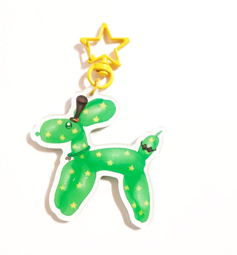 Schlüsselanhänger Acrylic: Luftballontier Hund