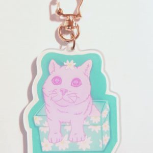 Schlüsselanhänger Acryl: Pink Akilla