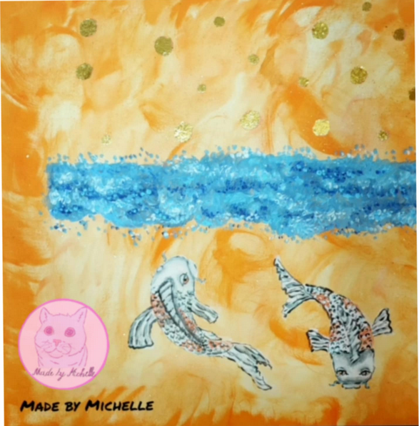 Die Koi Fische Ying und Yang