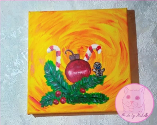 Festliches Weihnachtsgesteck