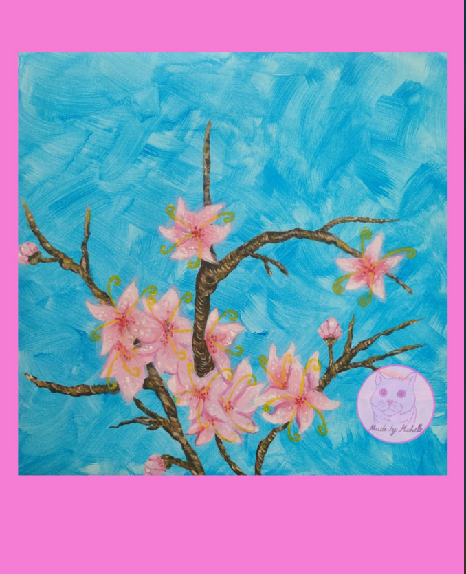 Rosa Frühlingsblüten