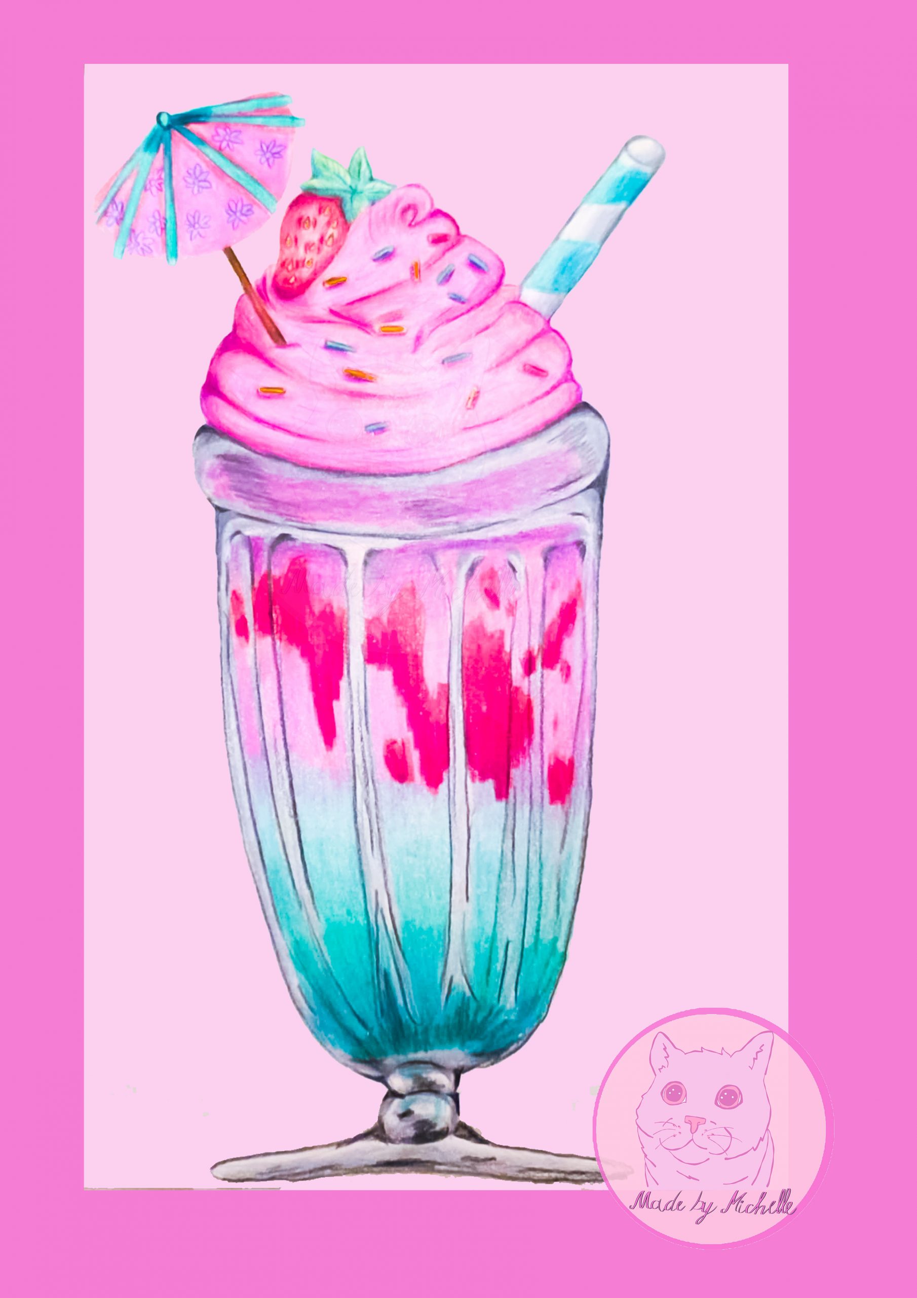 Milchshake mit Eiscreme